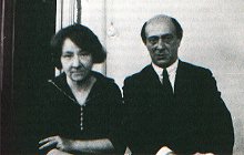 Mathilde and Arnold Schnberg in 1922