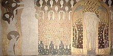 Gustav Klimt: Beethoven frieze (detail)