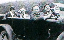 Helene Berg, Alma Mahler-Werfel,Franz Werfel, Alban Berg