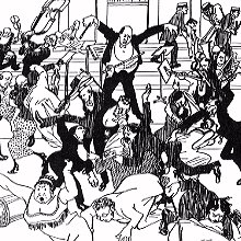 "The next Schnberg concert in Vienna" Cartoon of 1913